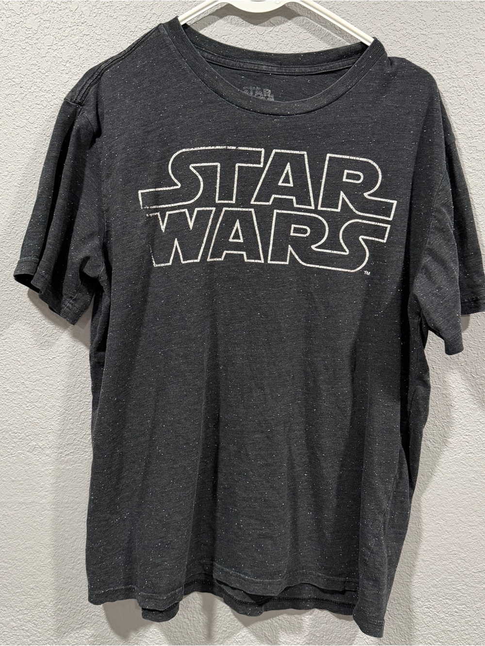 Star Wars Black Short-Sleeve Logo Tee - Men's